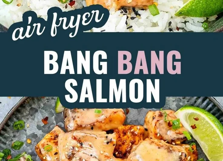 Delicious Bang Bang Salmon recipe served with vibrant vegetables