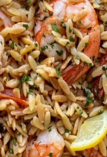 Delicious easy shrimp recipes featuring pasta and orzo for weeknight dinners