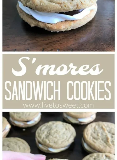 Delicious chocolate chip cookie sandwiches filled with creamy frosting.