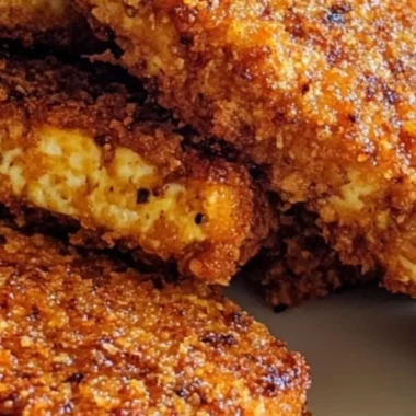 Crispy baked honey mustard tofu tenders served on a plate