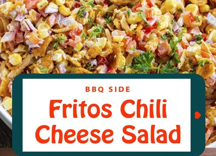 Delicious Fritos Chili Cheese Salad with cheese, chili, and crispy Fritos