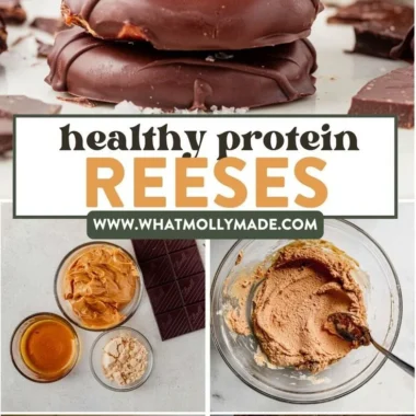 Healthy homemade Reese's Eggs made with natural ingredients