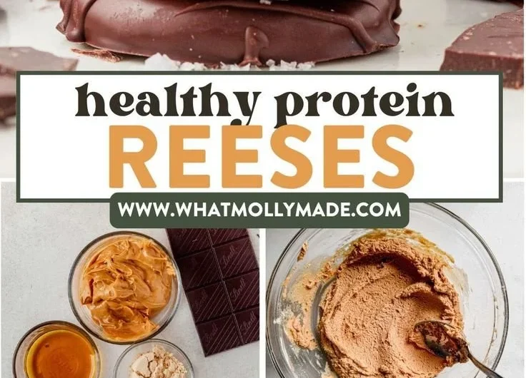 Healthy homemade Reese's Eggs made with natural ingredients