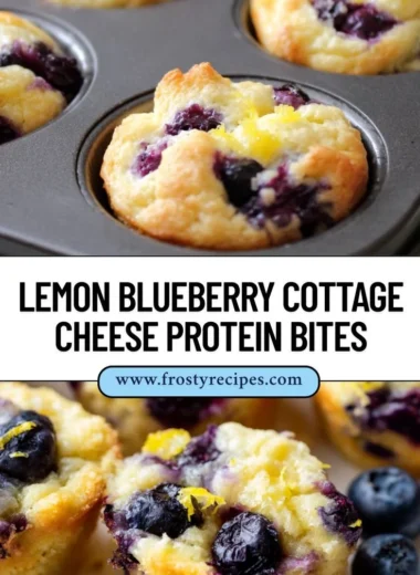 Healthy Lemon Blueberry Protein Bites for a nutritious snack