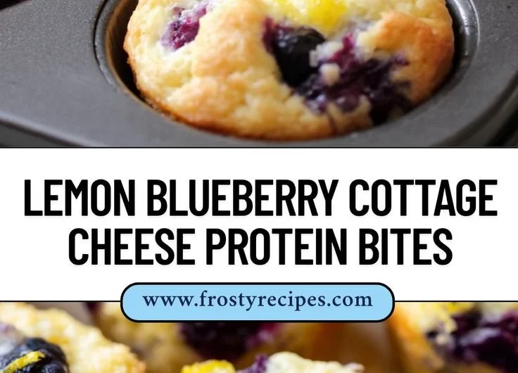 Healthy Lemon Blueberry Protein Bites for a nutritious snack