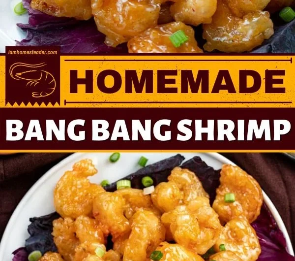 Air Fryer Bang Bang Shrimp served with a spicy dipping sauce