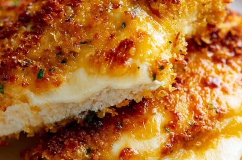 Deliciously crispy Parmesan Crusted Chicken inspired by Longhorn's recipe.
