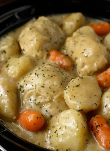 Crock Pot Creamy Ranch Chicken served with herbs and vegetables