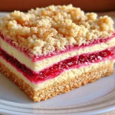 Rhubarb cream cheese bars served on a plate, perfect for dessert celebrations
