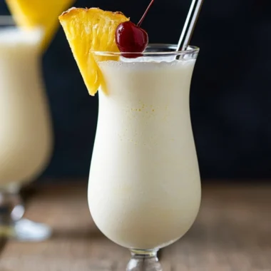 Pineapple Grenade cocktail with vibrant colors and garnishes