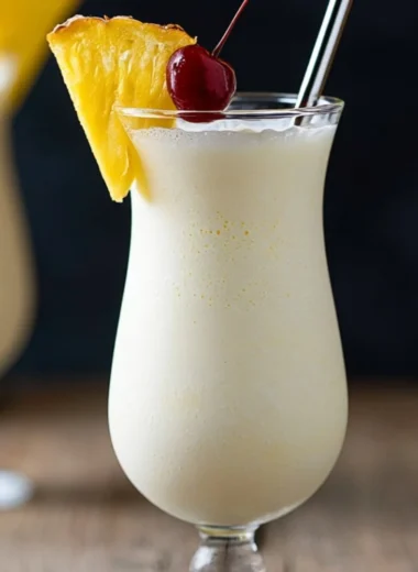 Pineapple Grenade cocktail with vibrant colors and garnishes