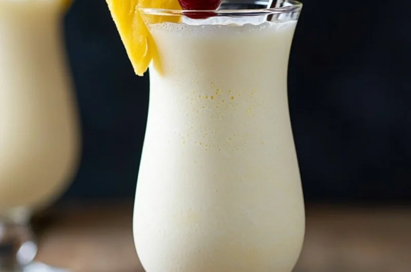 Pineapple Grenade cocktail with vibrant colors and garnishes