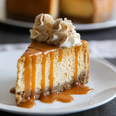 Delicious Pumpkin Cheesecake without water bath, perfect for fall desserts