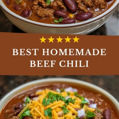 Bowl of the best homemade chili topped with fresh herbs and cheese