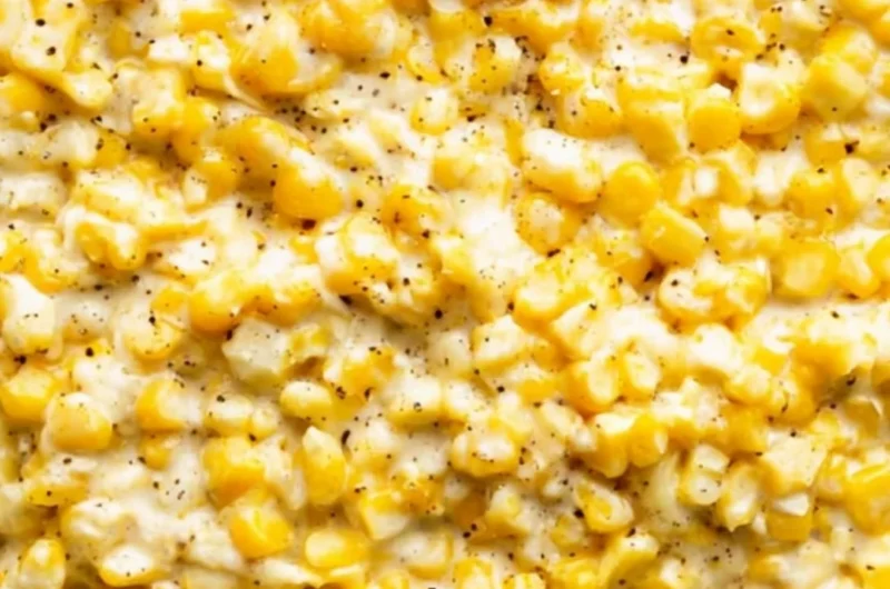 Delicious bowl of cozy creamed corn served as a side dish