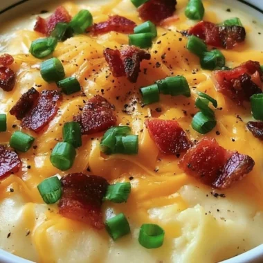 Delicious Crock Pot Crack Potato Soup served in a bowl with toppings