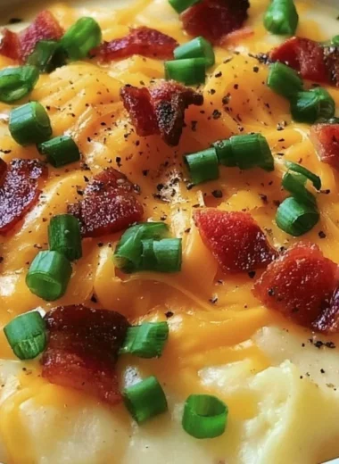 Delicious Crock Pot Crack Potato Soup served in a bowl with toppings