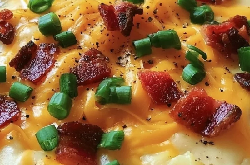Delicious Crock Pot Crack Potato Soup served in a bowl with toppings
